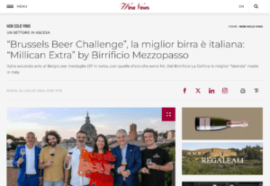 Brussels Beer Challenge, la miglior birra è italiana: Millican Extra by Birrificio Mezzopasso