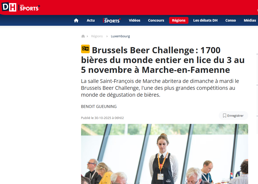 1700 bières du monde entier en lice à Marche-en-Famenne