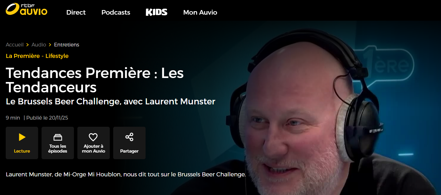 Laurent Munster nous dit tout sur le Brussels Beer Challenge